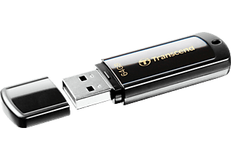 TRANSCEND JETFLASH 350 64GB USB2 BLACK - USB-Stick  (64 GB, Schwarz)