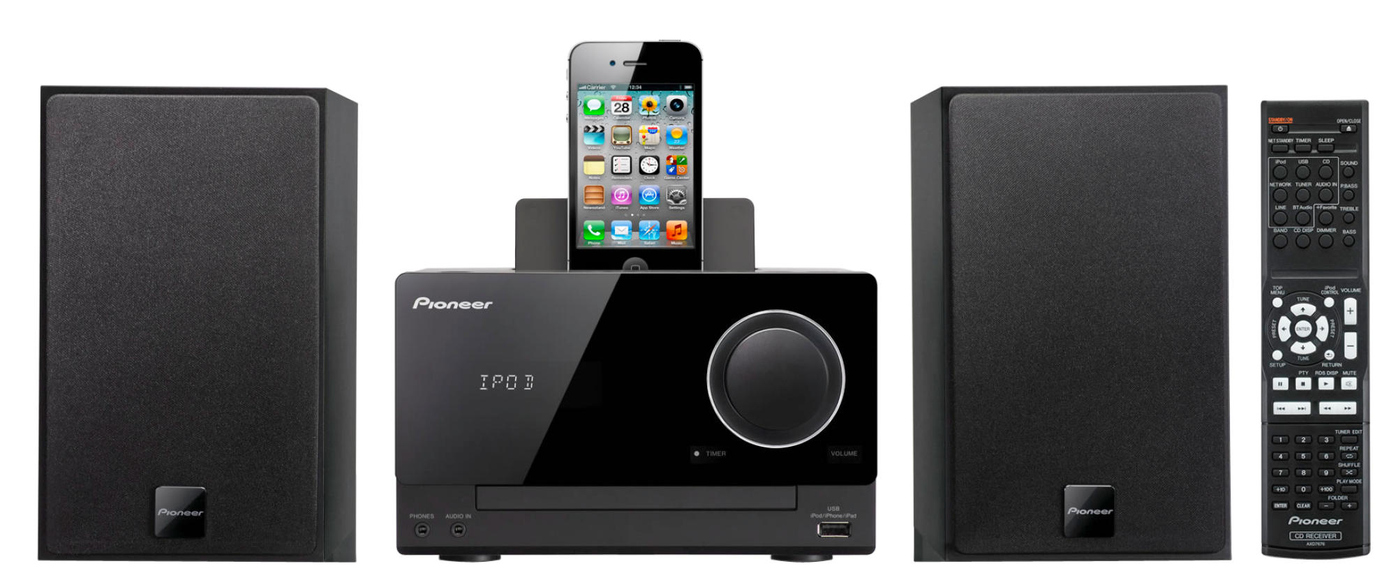 Microcadena-Pioneer X-CM 31 Negro