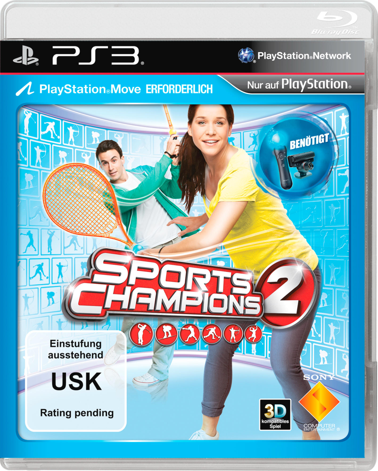 Sports Champions 2 inkl. Move-Motion-Controller + Kamera (Software Pyramide) - [PlayStation 3]