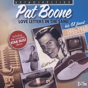 Rückseite des Pat Boone-Albumcovers mit Fotos von Boone und einem Mikrofon.
