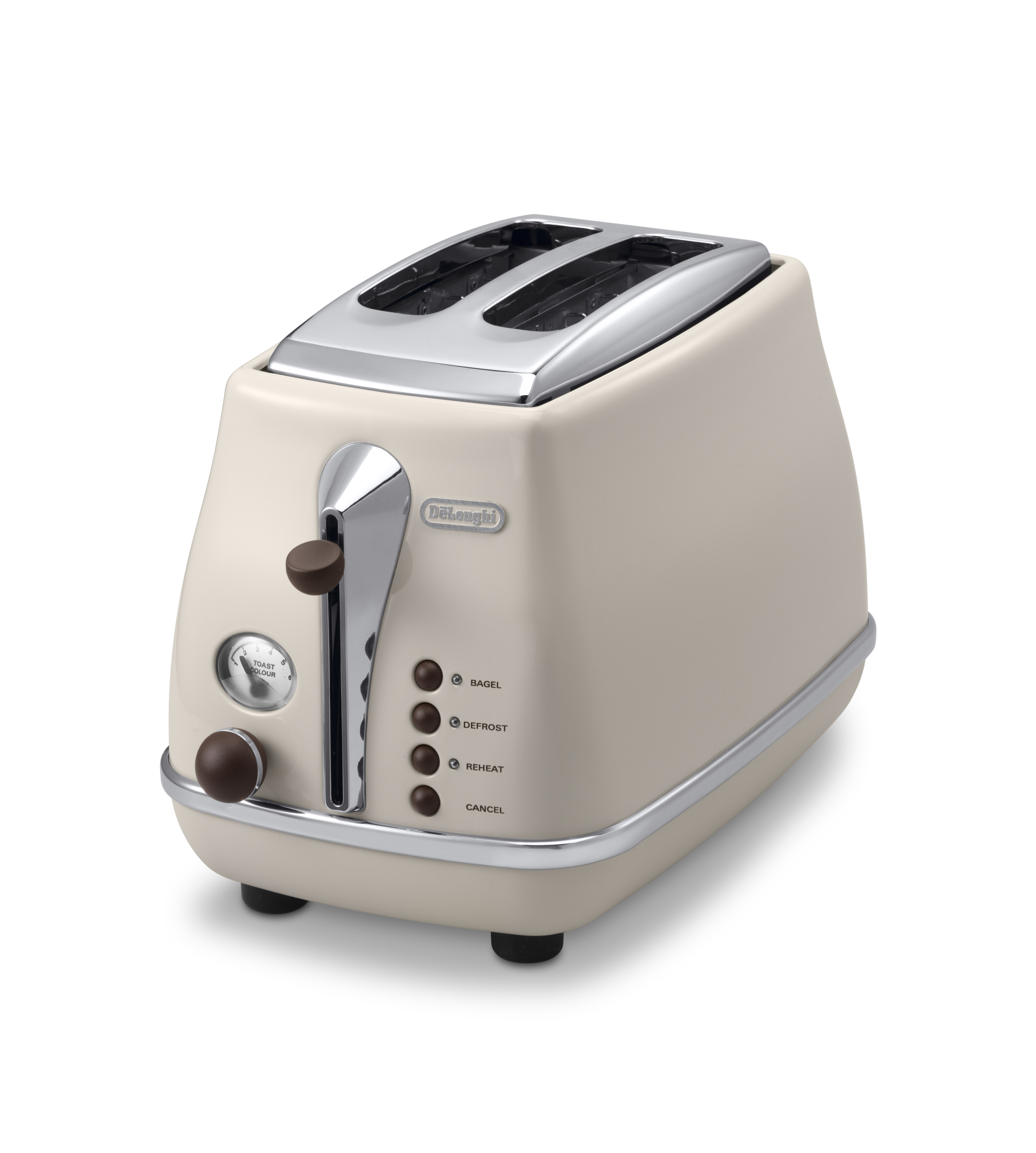 DELONGHI CTOV 2103 Toaster Creme (900 Watt, Schlitze: 2)