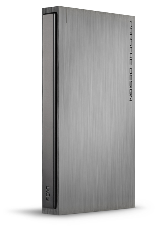 LACIE Porsche Design P 9220 Festplatte, 2 TB HDD, 2,5 Zoll, extern, Dunkelgrau