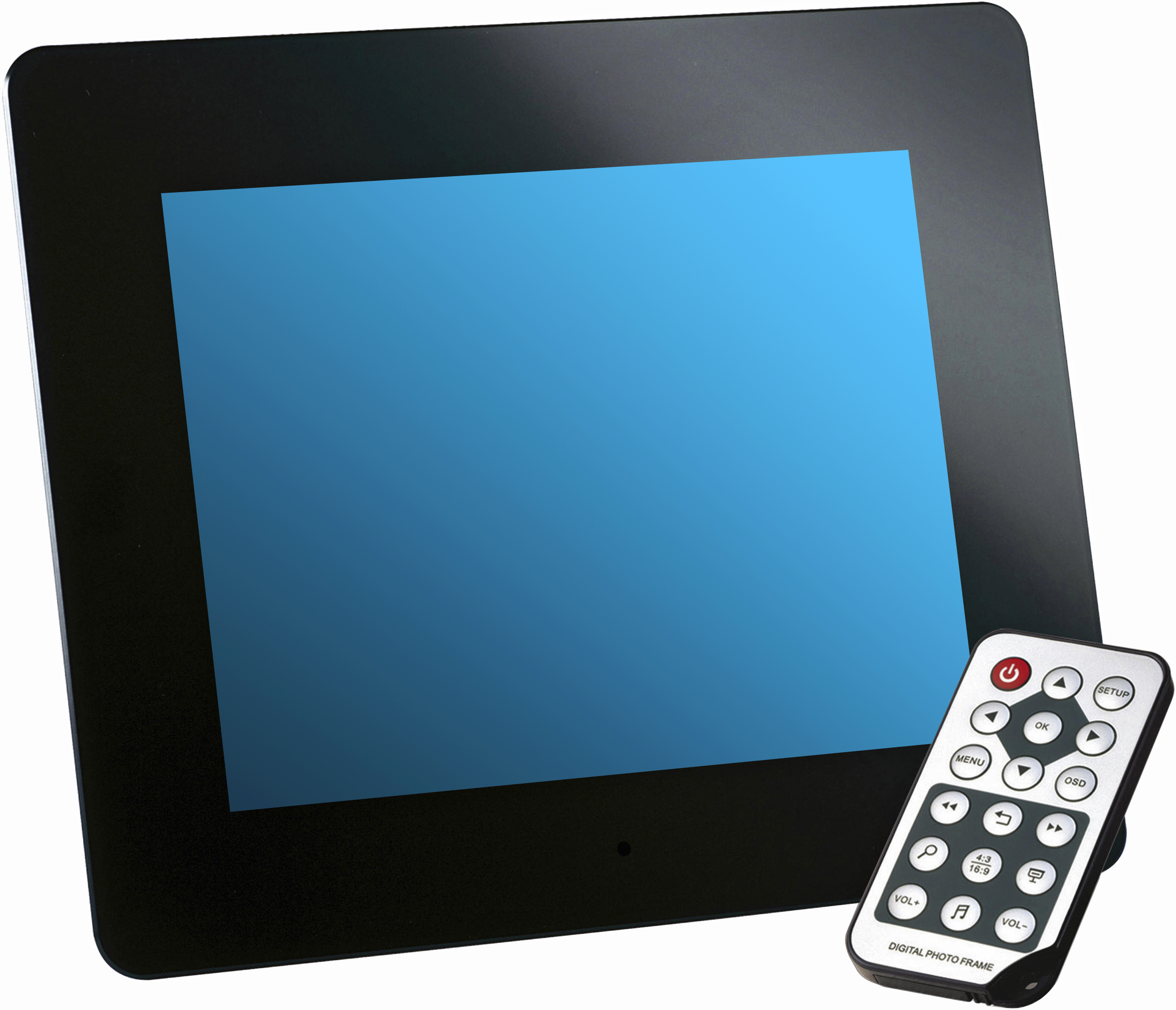 INTENSO 3916800 8" Mediadirector Digitaler Bilderrahmen, 20 cm, 800 x 600 Pixel, Schwarz