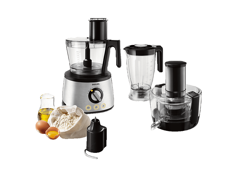 Philips HR 7778/00 avance Edelstahl Küchenmaschine Schwarz (1300 Watt) — Foto 2 von 5