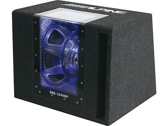 ALPINE SBG-1244BP - Subwoofer  (Schwarz)