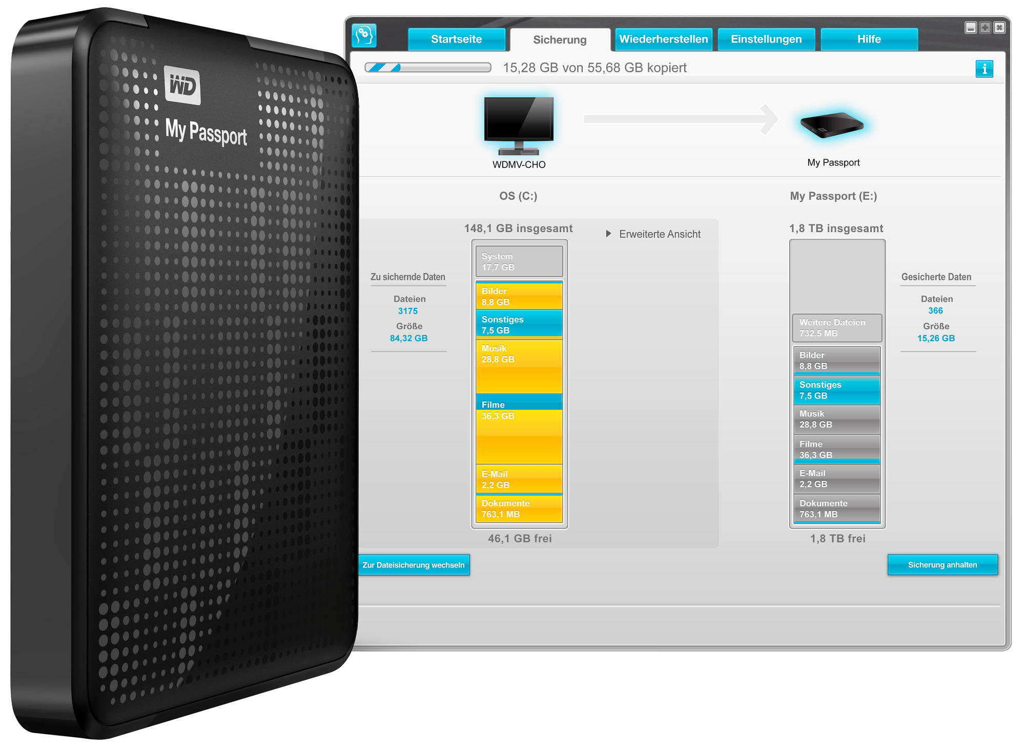 Western Digital My Passport 500GB 3.0 Negro