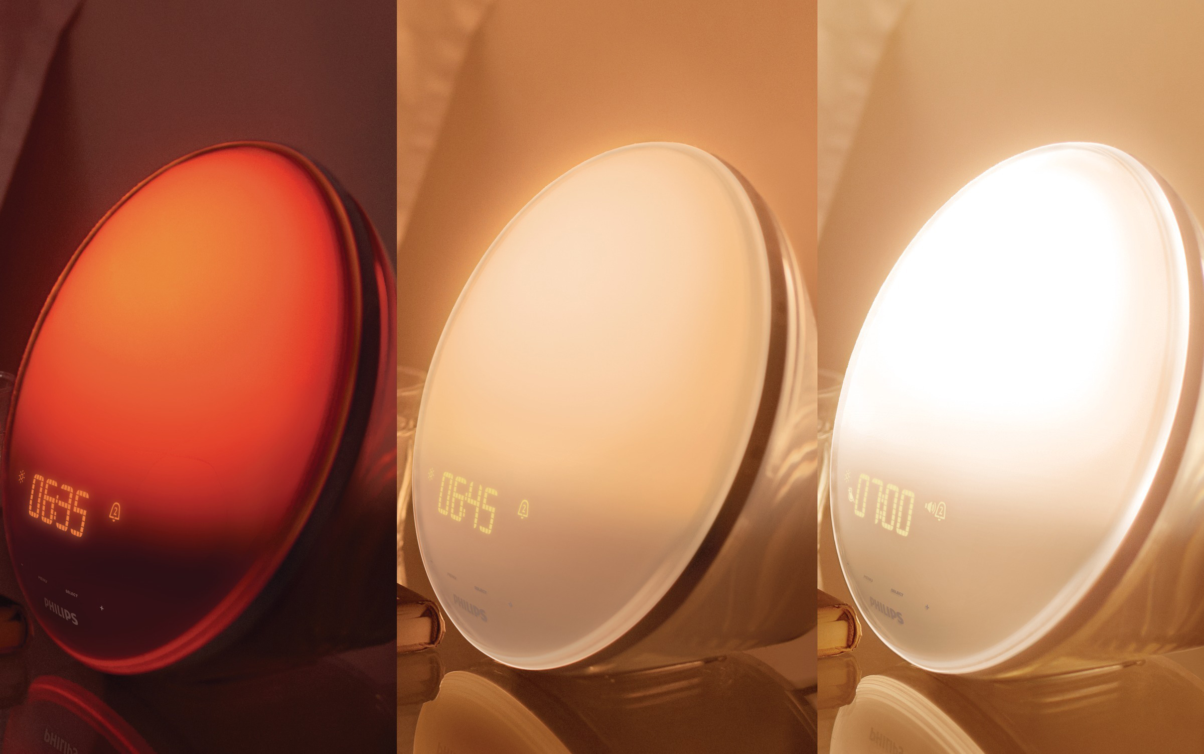 PHILIPS HF3510/01 Wake-up Light - Sveglia luce (FM, Bianco)