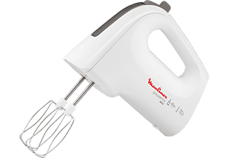 MOULINEX Moulinex HM6121 Powermix Deluxe - Frullatore - 500 W - bianco / argento - frullatore a mano (Bianco)