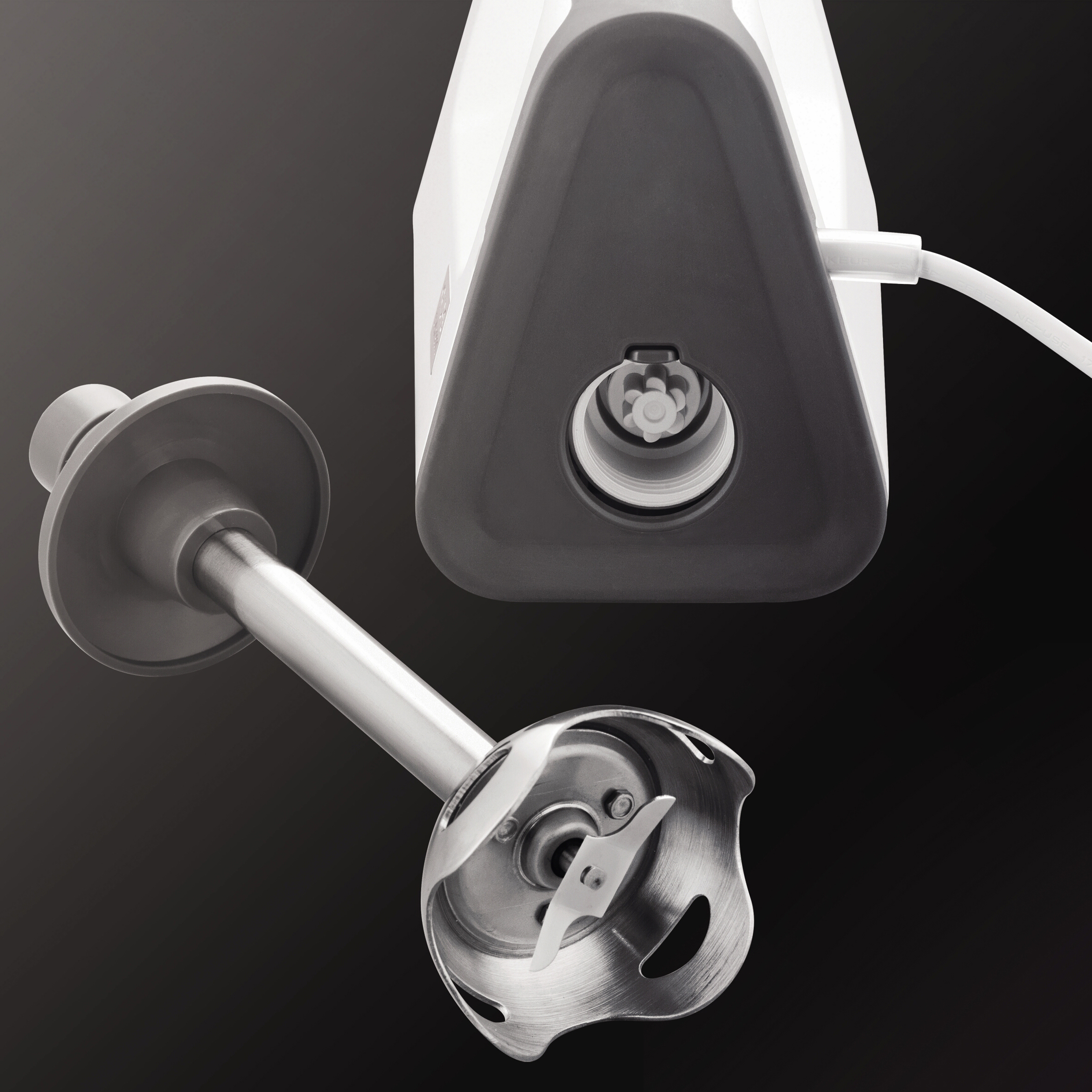 KRUPS GN 9031 3 MIX 9000 DELUXE WHITE COLLECTION Handmixer (Weiß, 400 Watt)