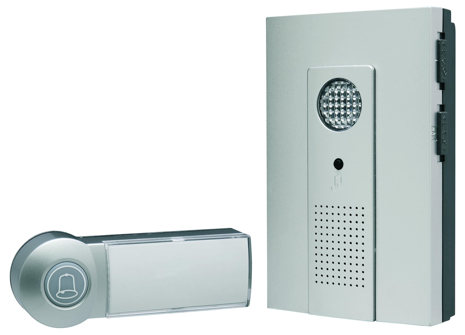 SMARTWARES Kabellose Funk-Türklingel DB286A Grau