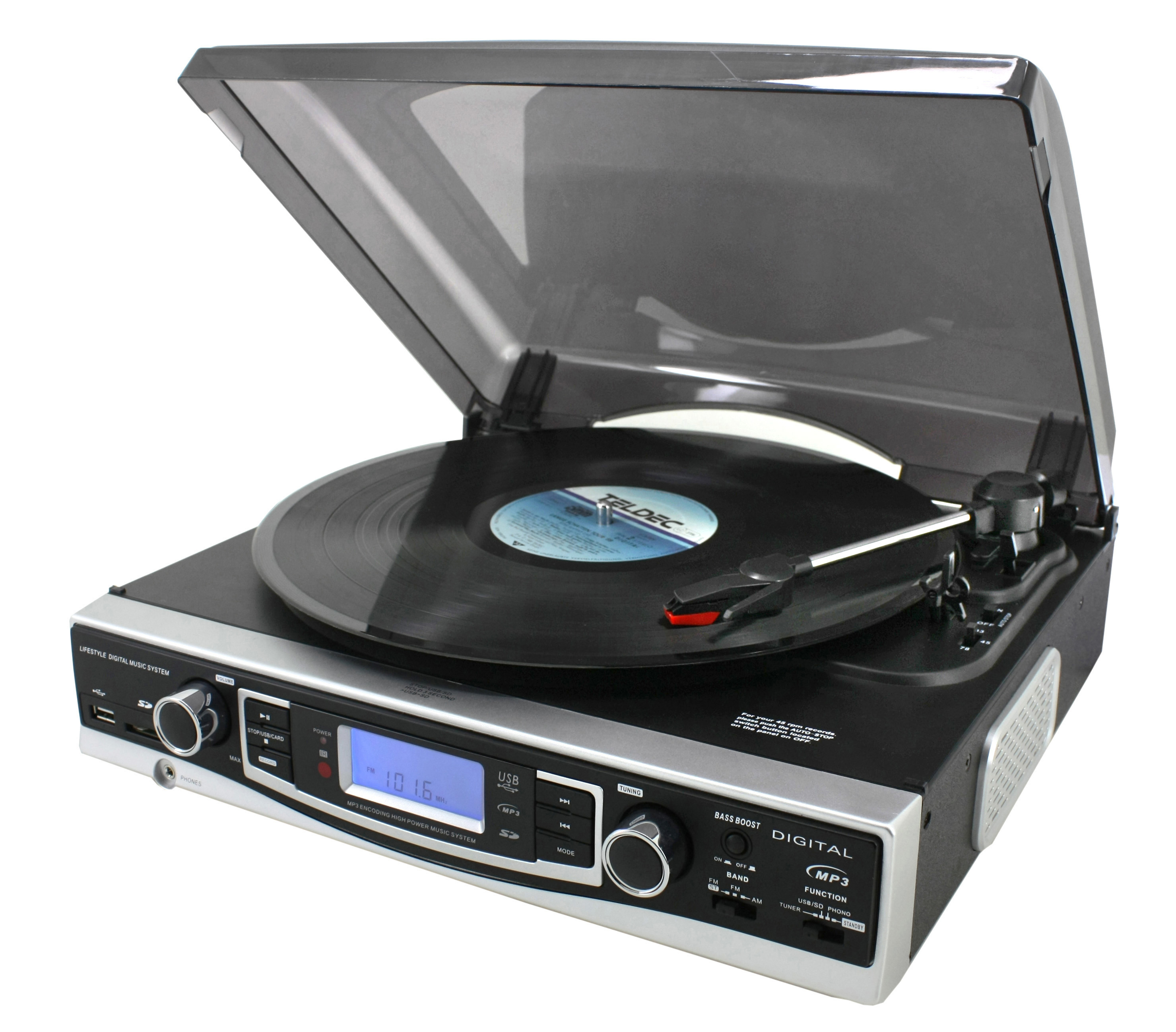 SOUNDMASTER PL530 Plattenspieler Schwarz