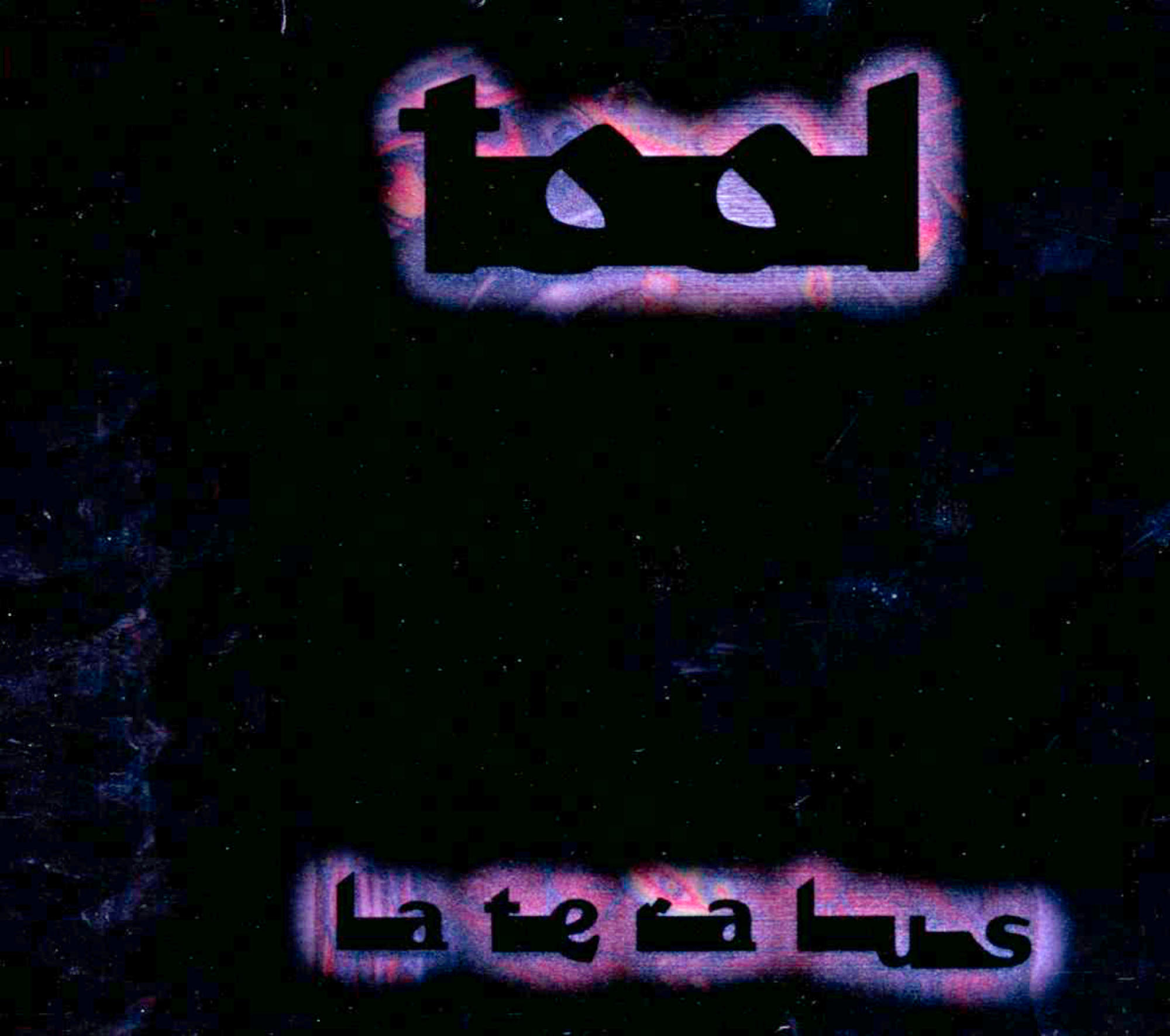 Albumcover: Schwarzer Hintergrund, lila Tool-Logo, Titel: Lateralus.