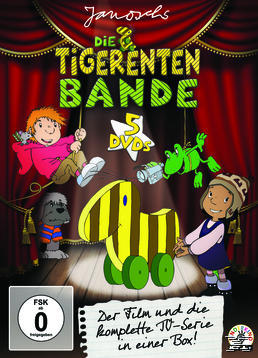 DVD-Cover mit Zeichentrickfiguren. Ein Zebra und andere Tiere mit Text auf Deutsch.