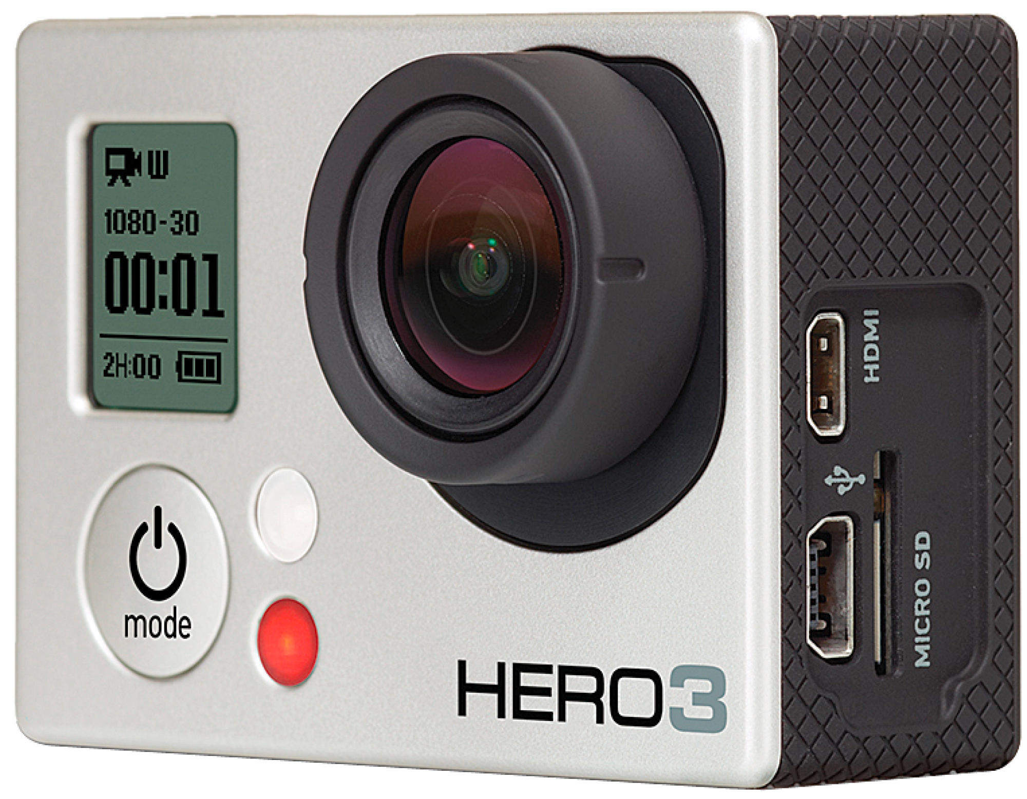 Videocámara outdoor - GoPro Hero 3 Silver Edition, Full HD, 11 Mp