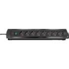 Steckdosenleiste Premium-Line 8-fach mit Schalter 3 m, schwarz