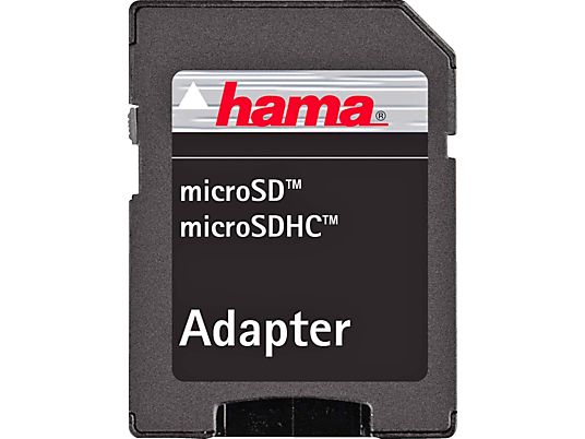 HAMA 108088 22MB/S CL10 +AD - Micro-SDHC-Speicherkarte  (16 GB, 22, Schwarz)