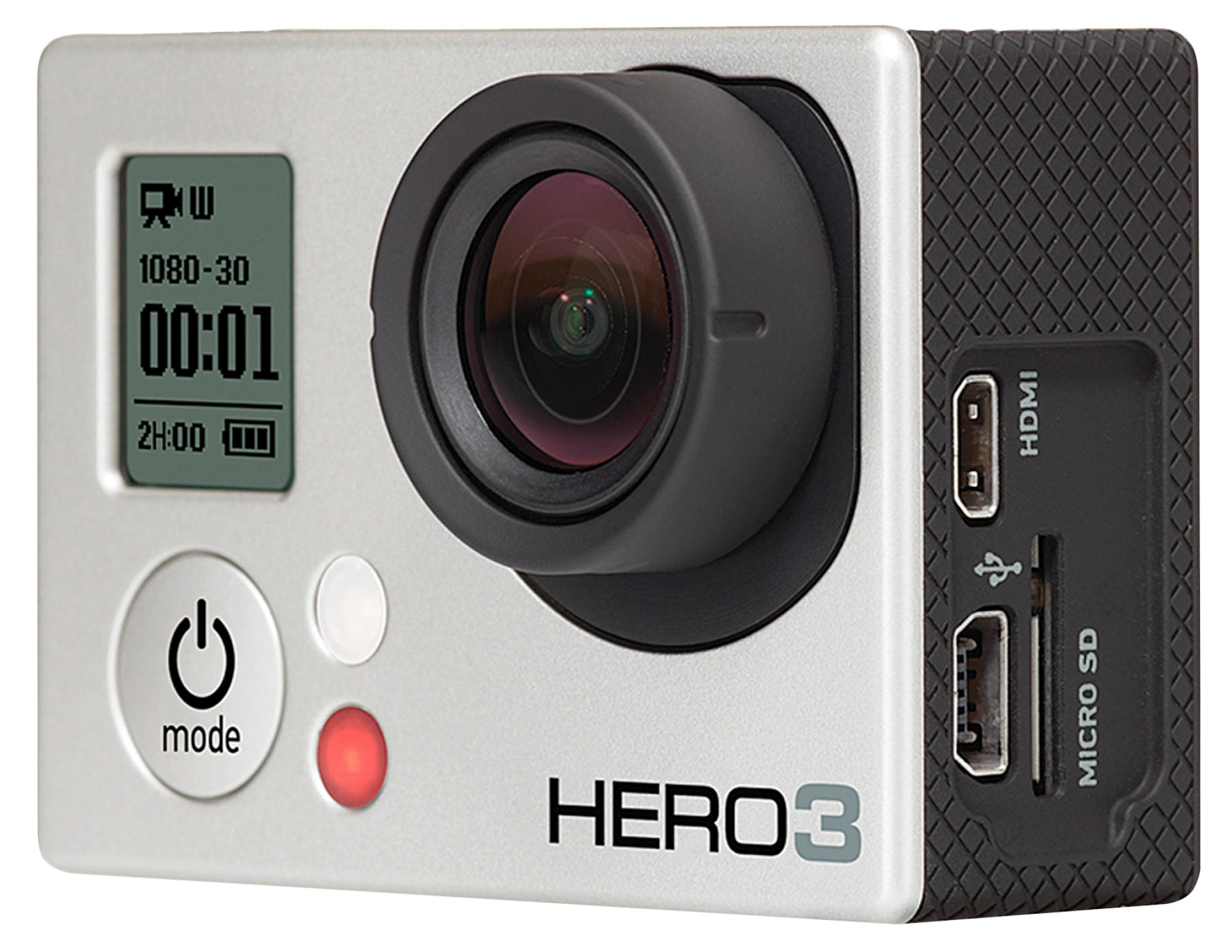 Videocámara outdoor - GoPro Hero 3 Silver Edition, Full HD, 11 Mp