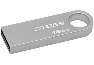 KINGSTON DATATRAVELER SE9H 16GB CHAMPAGNE - USB-Stick  (16 GB, Silber)