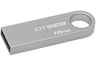 KINGSTON Kingston DataTraveler SE9 - Unità flash USB - 16 GB - Argento - Chiavetta USB  (16 GB, Argento)