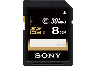 SONY SONY SF8U - Scheda di memoria flash - 8 GB - Nero - scheda di memoria flash  (8 GB, 90, Nero)