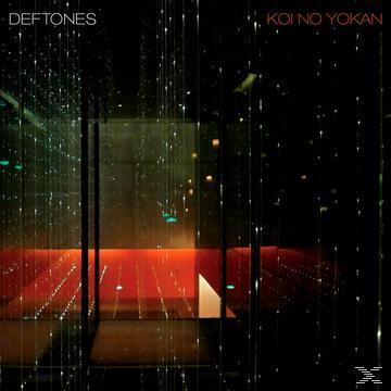 Dunkles Albumcover mit Lichtfäden. Text: 'Deftones' und 'Koi No Yokan'.