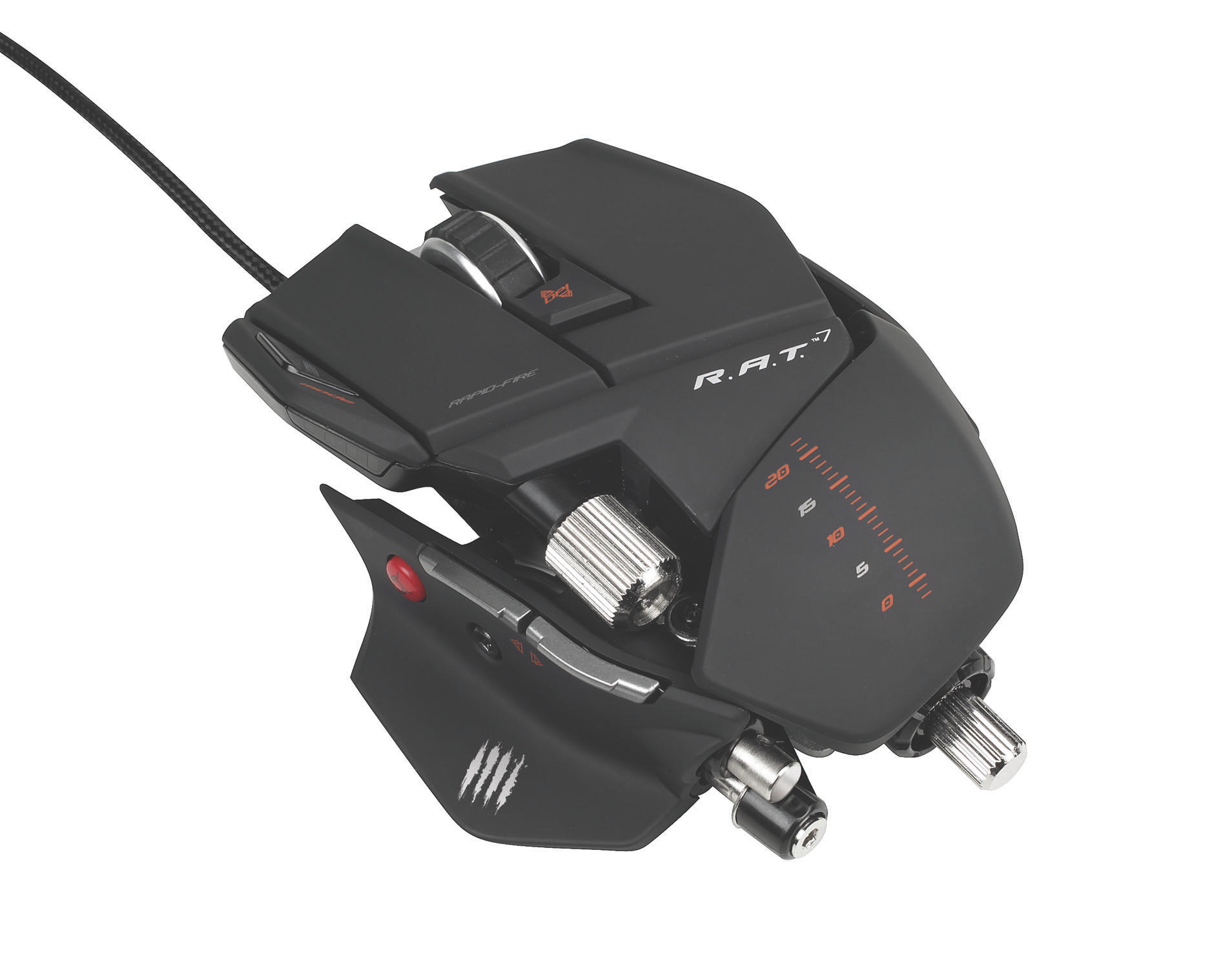 MAD CATZ R.A.T.7 Gaming Maus, Schwarz