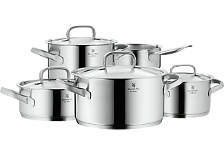 WMF WMF gourmet più Stoviglie - per cucine a induzione - pz. 5 - argento - Set pentola da 5 pezzi (Argento)