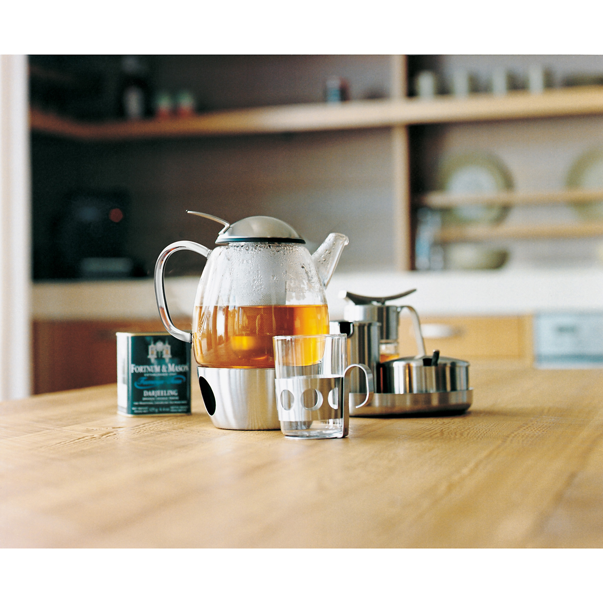 WMF 06.3109.6030 Smartea 3-tlg. Tee-Set Silber/Transparent