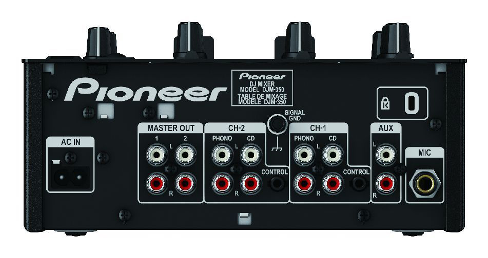 PIONEER DJ DJM-350 DJ-Mixer, Schwarz