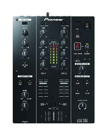 PIONEER DJ DJM-350 DJ-Mixer, Schwarz