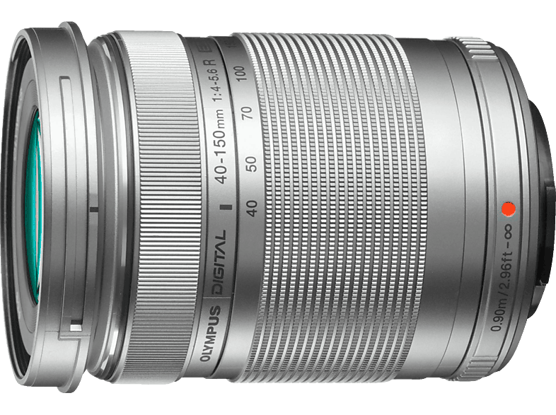 OLYMPUS Zuiko Pen M ED f/4-5.6 Silber) (Objektiv R 1:4.0-5.6 40-150mm Micro-Four-Thirds, für 150 mm 40 - mm