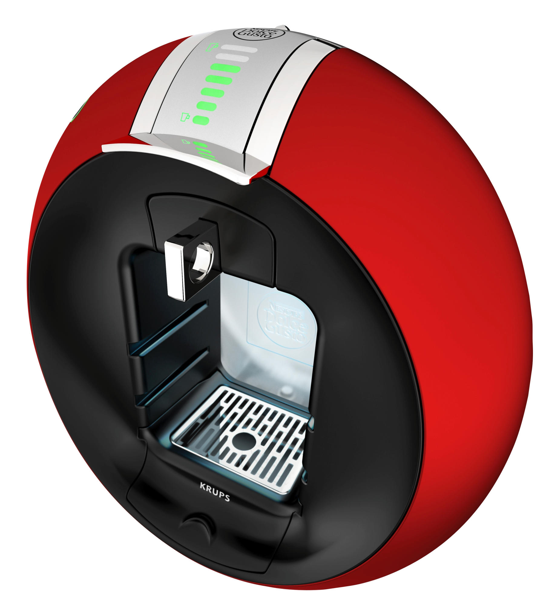 Cafetera de cápsulas - Nescafé Dolce Gusto Krups KP5105 CIRCOLO ROJA Presión de 15 bares,