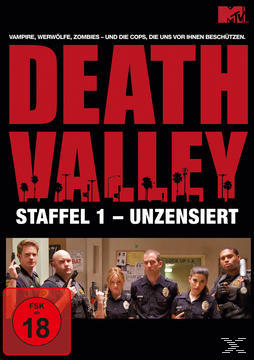 Death Valley Staffel 1 DVD-Cover mit Polizisten.