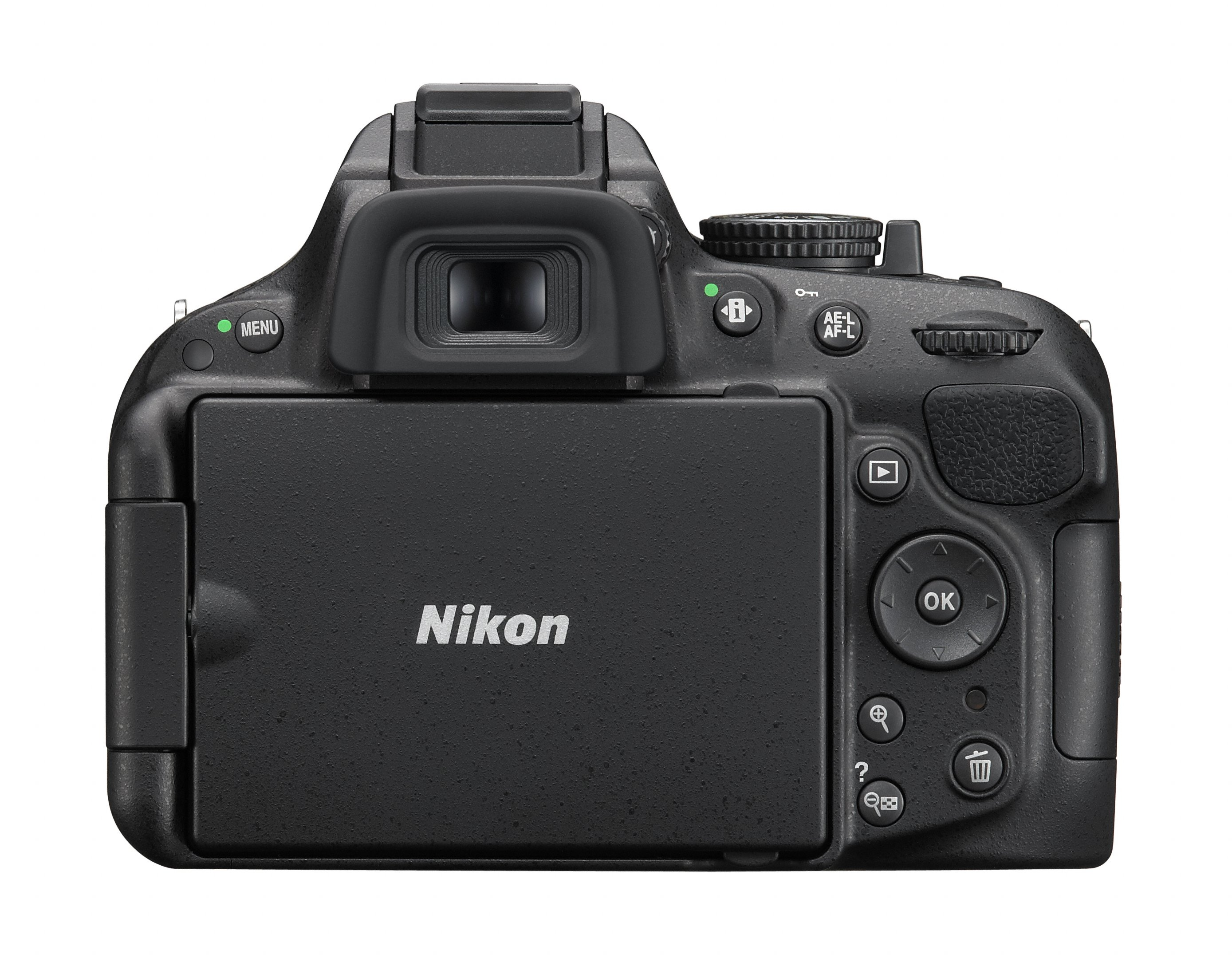 NIKON D5200 Spiegelreflexkamera, 24,1 Megapixel, 18-55 mm, 55-300 mm Objektiv (VRII, VR), Schwarz
