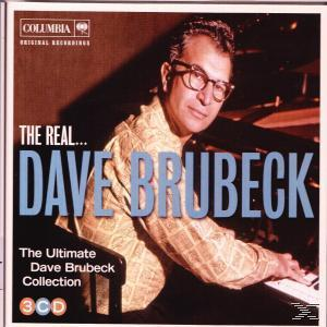 Albumcover: Dave Brubeck mit Brille schaut den Betrachter an. Text: The Real... Dave Brubeck. The Ultimate Collection.