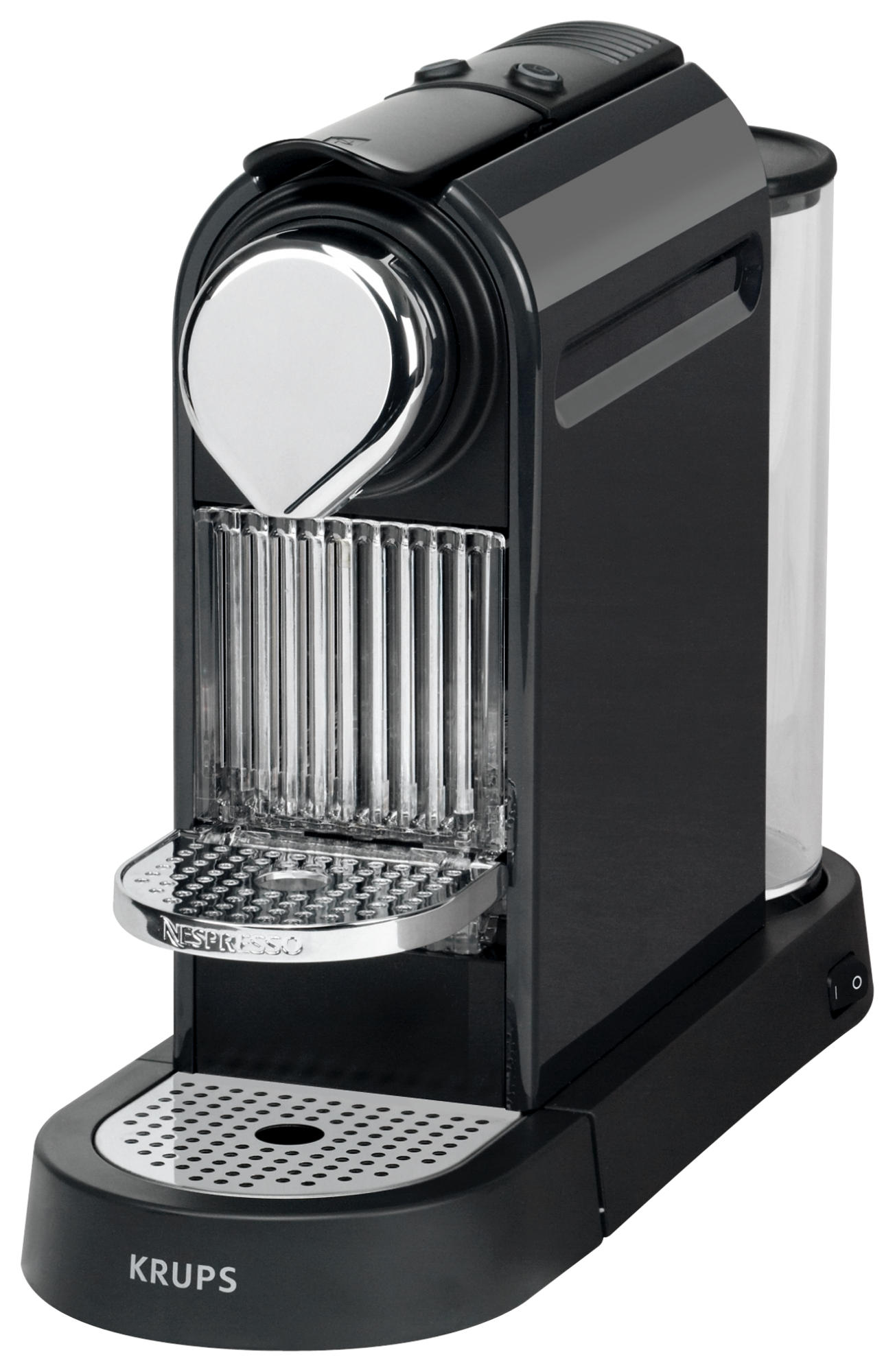 Cafetera de cápsulas Nespresso - Krups XN720 P4 CITIZ TITAN Presión de 19 bares, Automática