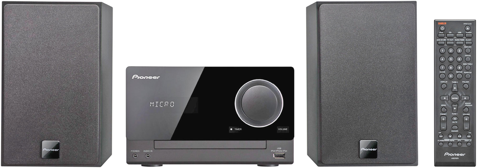 Microcadena-Pioneer X-CM 31 Negro