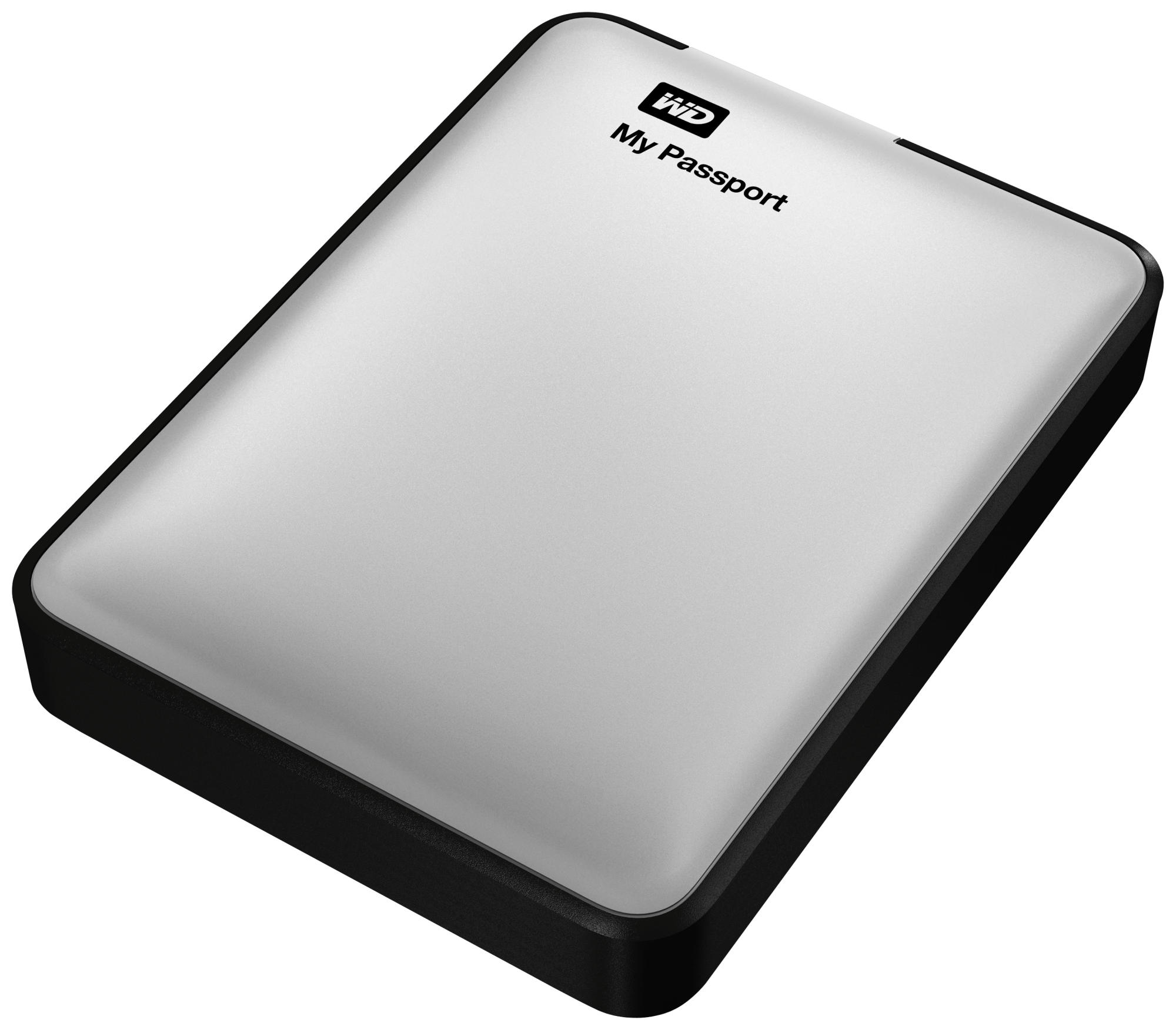 Disco duro de 2Tb - WD My Passport, silver, externo, 2.5" y USB 3.0