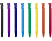 BIG BEN bigben Stylus Set Rainbow - Pack di pennini retrattili - per Nintendo DSi, 3DS , DSi XL, 3DS XL, WiiU - perni di ricambio (multicolore)
