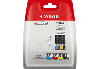 CANON CLI-551 C/M/Y/BK Multipack - Cartouche d'encre (Couleur)
