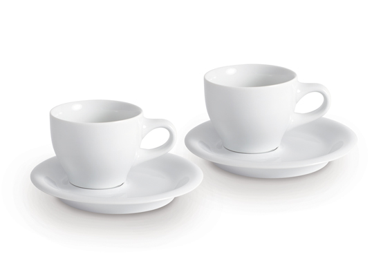 KAHLA 21D249A90021C Italiano 4-tlg. Tassenset Weiß