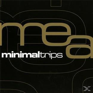 Albumcover. Das Wort 'mea' in Gold vor schwarzem Hintergrund mit den Worten 'minimaltrips' darunter.