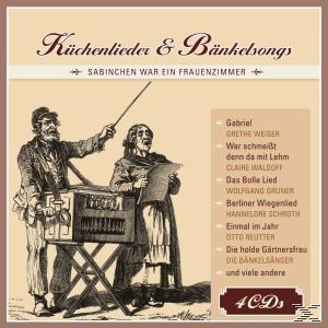 VARIOUS - Küchenlieder + Bänkelsongs  - (CD)