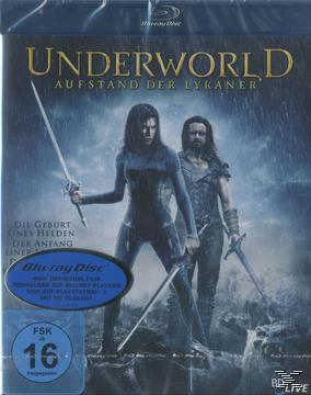 Underworld DVD-Cover. Zwei Personen halten Schwerter in dunkler Umgebung.