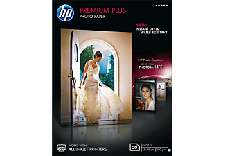 Hp Premium Plus Fotopapier Glanzend 13x18 Cr676a Online Kaufen Mediamarkt