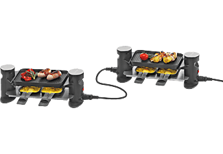 TRISA Trisa Raclette Connect 2 Plus 2 - Apparecchio raclette - 2 x 380W - Nero - Raclette (Nero)