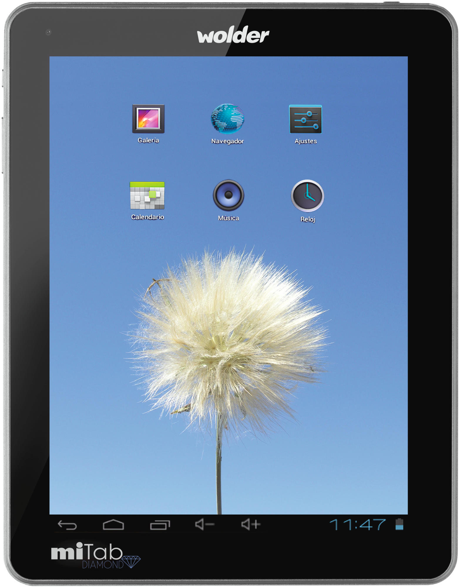 Tablet - Wolder Mitab Diamond pantalla IPS,16 GB, Dual Core