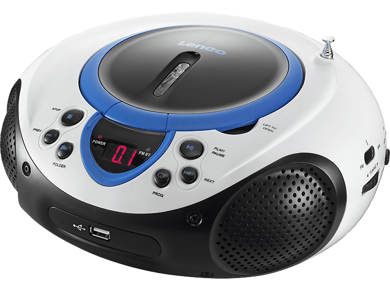 LENCO SCD-38 USB Draagbare radio Blauw