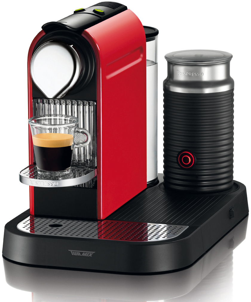 TURMIX Nespresso Kaffeemaschine CitiZ & Milk TX 270 Fire Engine Red Nespresso-Kaffeemaschine Rot