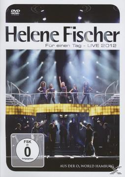 DVD-Cover von Helene Fischers Live-Konzert. Zeigt Fischer und ihre Band, die auf der Bühne auftreten.
